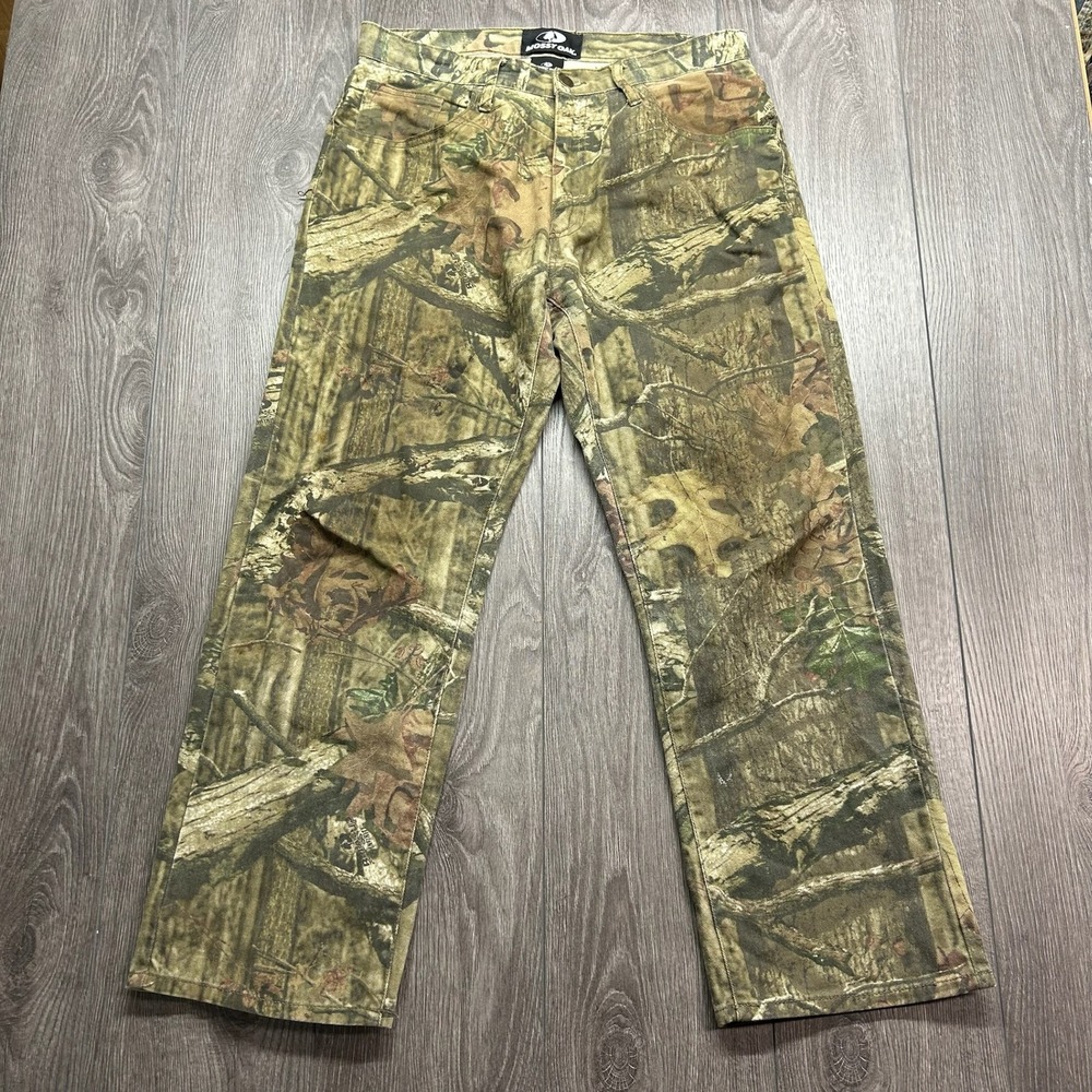 Mossy Oak Break-Up Infinity Camo Pants Mens 32x30 Cotton Hunting Trousers Vtg